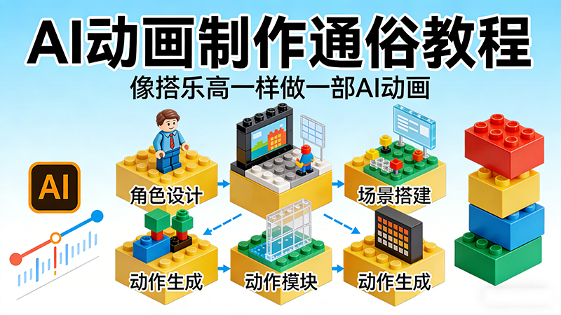 AI动画制作通俗教程：像搭乐高一样做一部AI动画