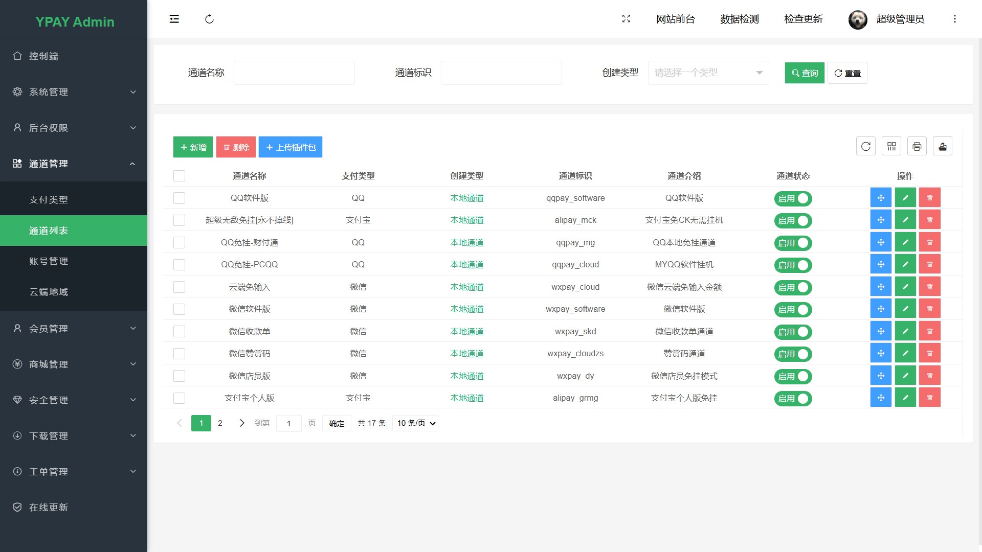 个人免签支付系统 超稳Ypay源v7+源v1.9.8全开源源码(图7) 个人免签支付系统 超稳Ypay源v7+源v1.9.8全开源源码(图7)